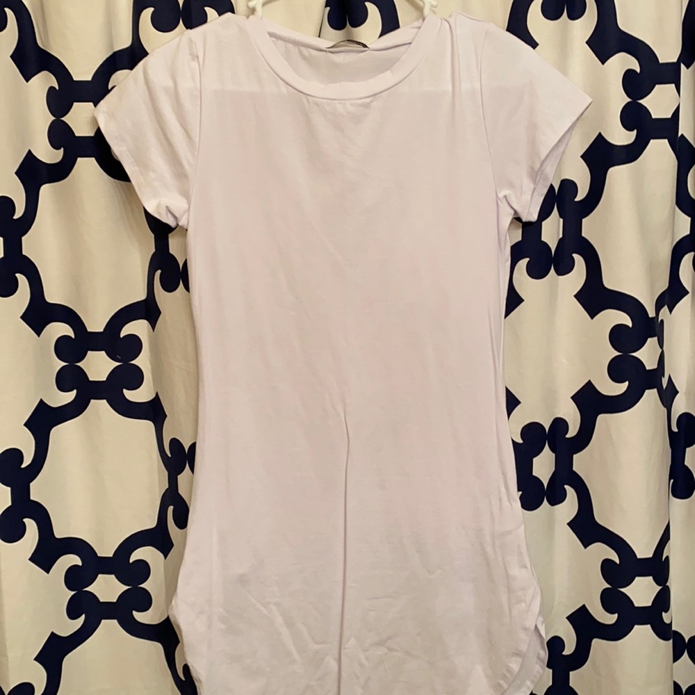 Fashionova white tee shirt dress